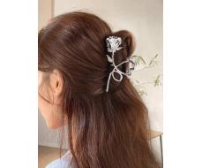 Большой металлический зажим для волос в форме цветка розы, винтажный и элегантный французский аксессуар для волос для женщин в стиле Бохо АРТИКУЛ: sc2302265611016116
