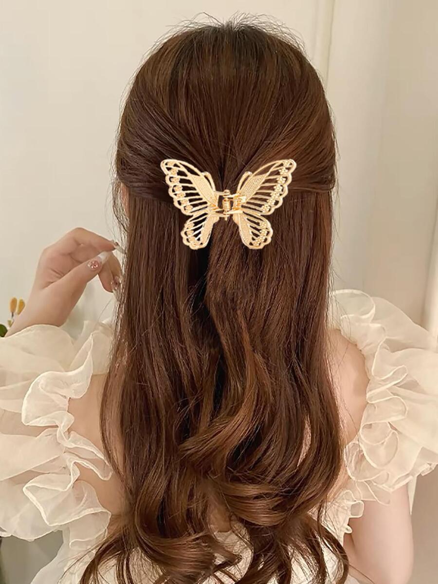 Butterfly Design Hair Claw Boho SKU: sc2303179373371791